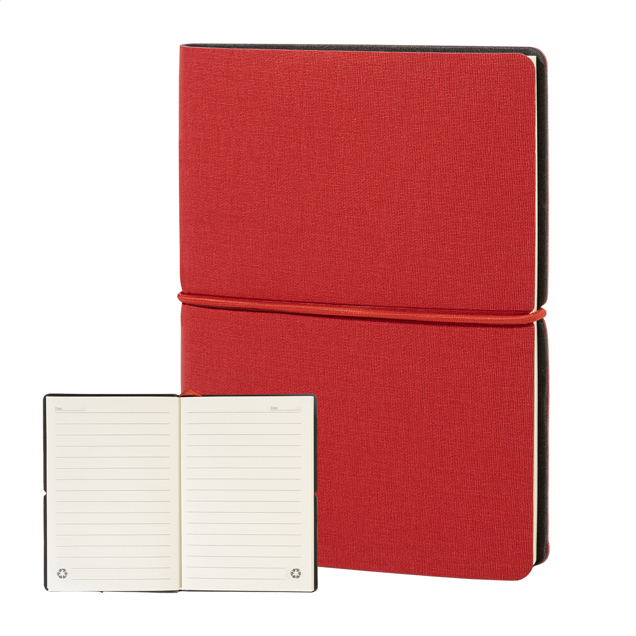 Strappuk RPU-notebook bedrukken met logo