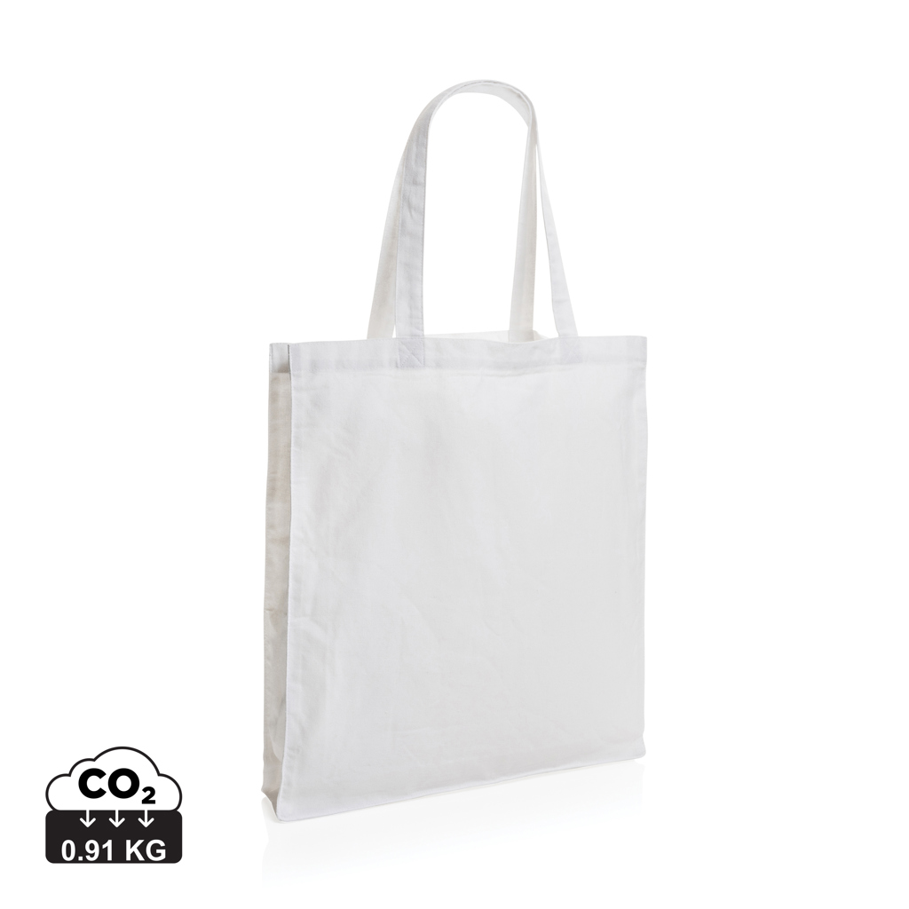Impact AWARE™ Recycled cotton draagtas (145gr) bedrukken met logo
