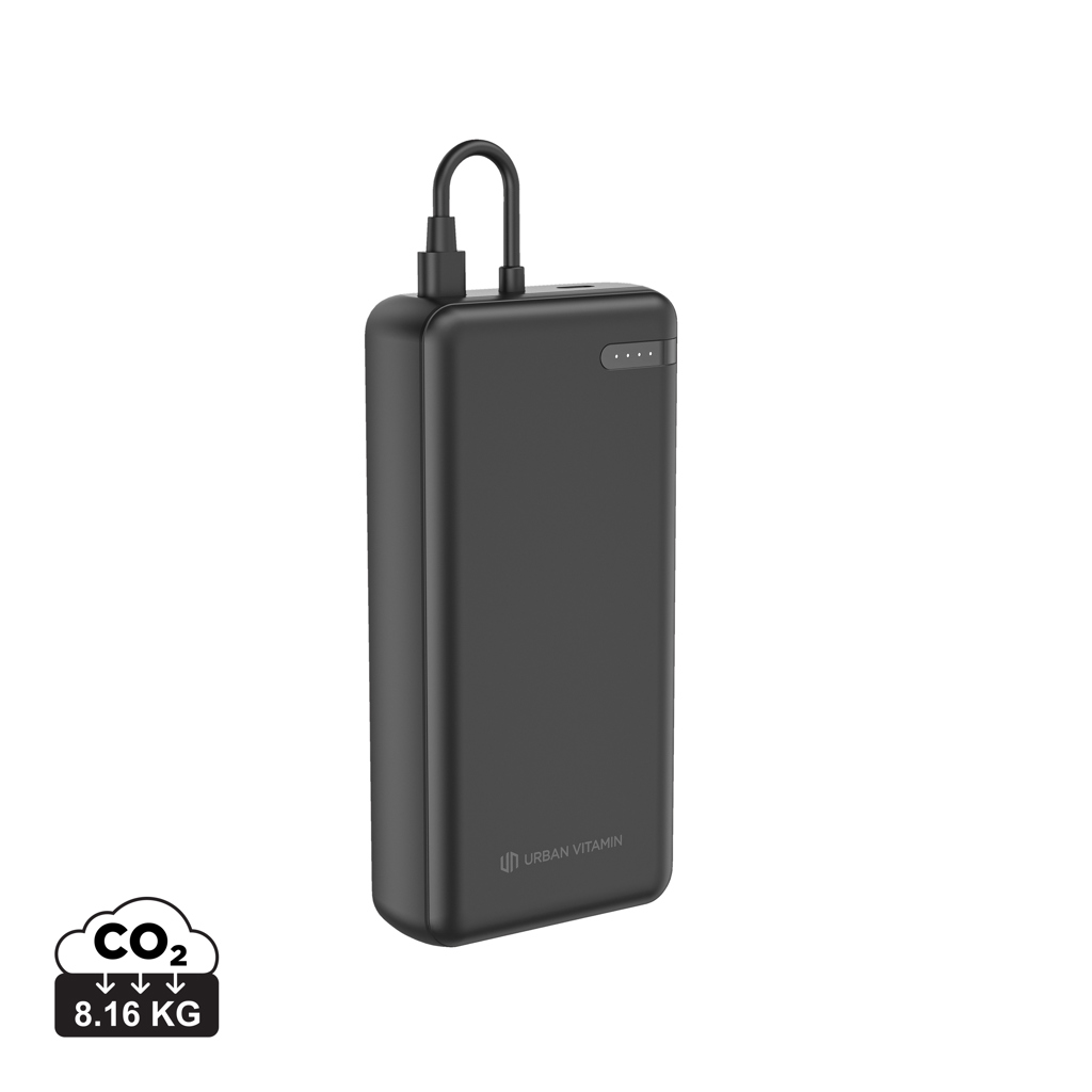 Urban Vitamin Menlo Park RCS rplastic 20.000 20WPD powerbank bedrukken met logo