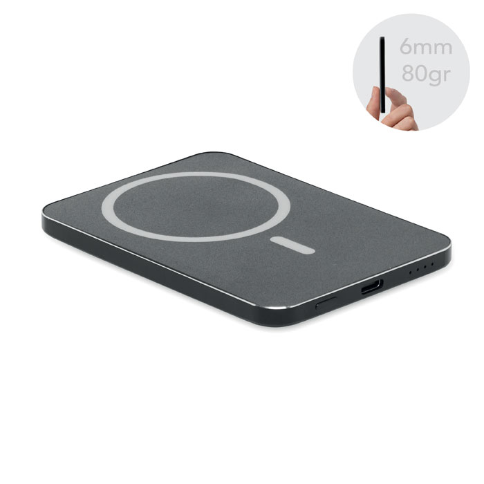 Magnetische powerbank 20W bedrukken met logo