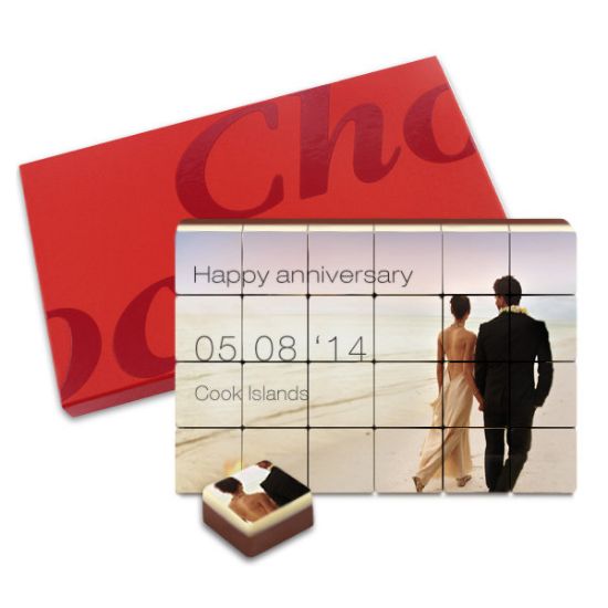 ChocoFoto's (24 chocolaatjes) bedrukken met logo