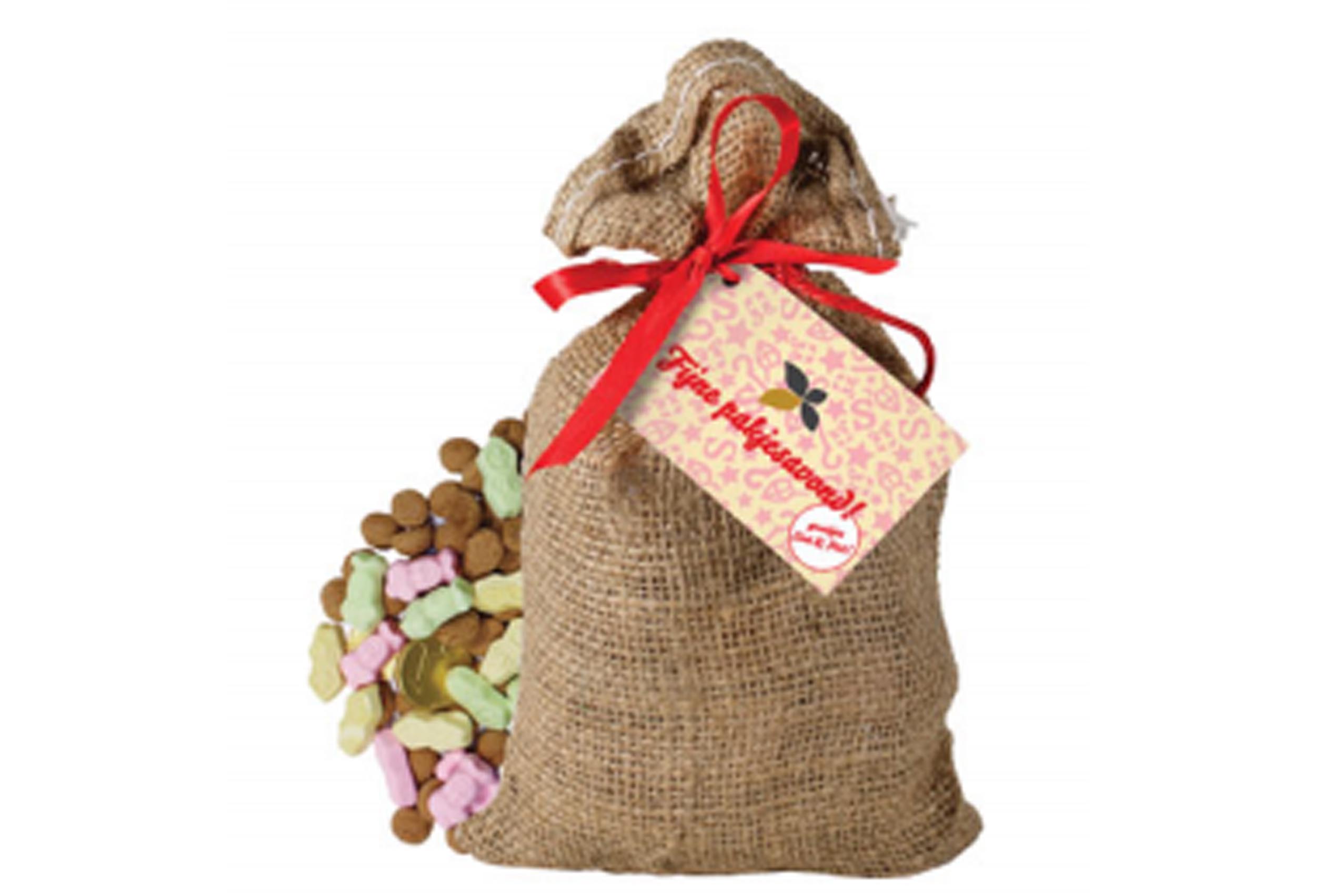 De zak van Sinterklaas bedrukken met logo