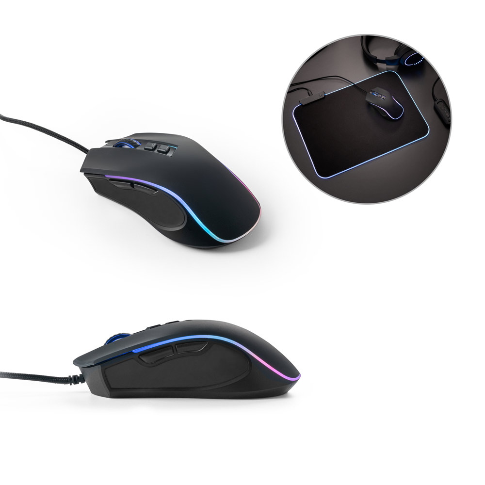 THORNE MOUSE RGB. ABS gaming muis bedrukken met logo