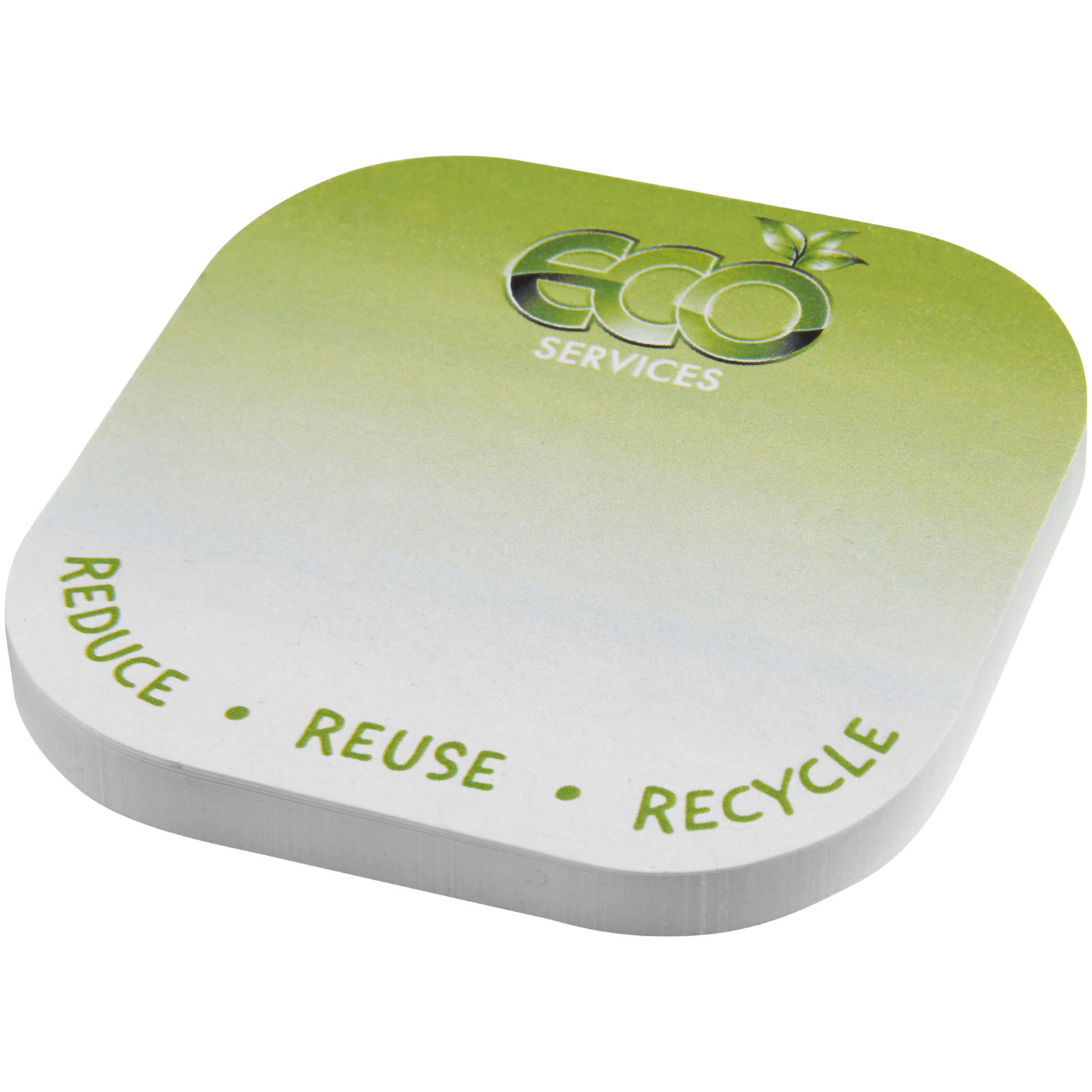 Sticky-Mate® vierkante gerecyclede sticky notes bedrukken met logo