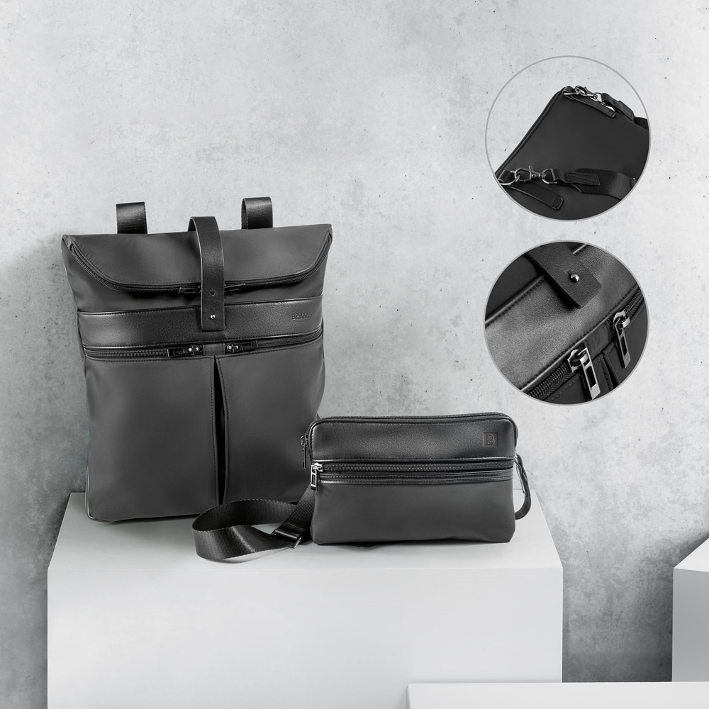 ROVER BACKPACK. Rugzak van microvezel en PU bedrukken met logo