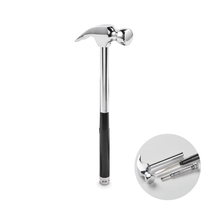 Carbonstalen klauw hamer bedrukken met logo