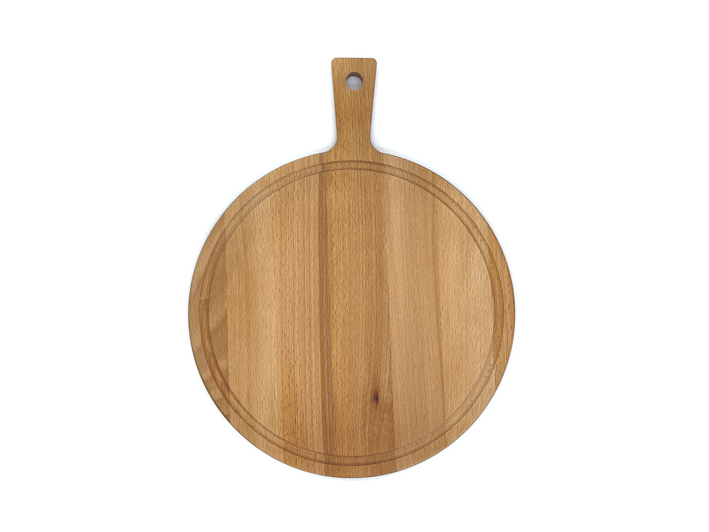 Borrelplank Beukenhout Rond (Ø 35 cm) bedrukken met logo