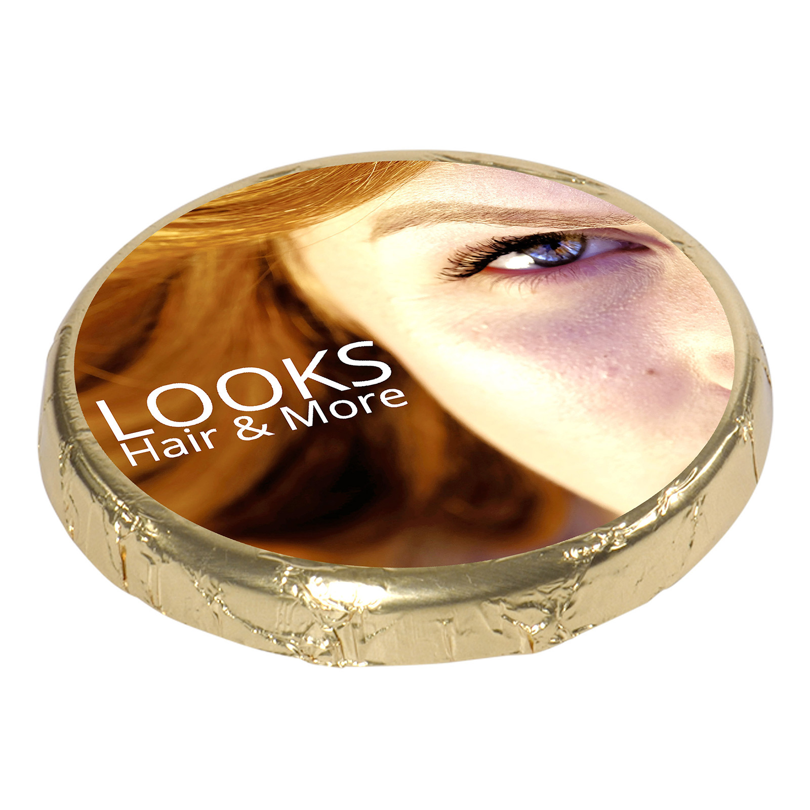 Chocolade rondje bedrukken met logo