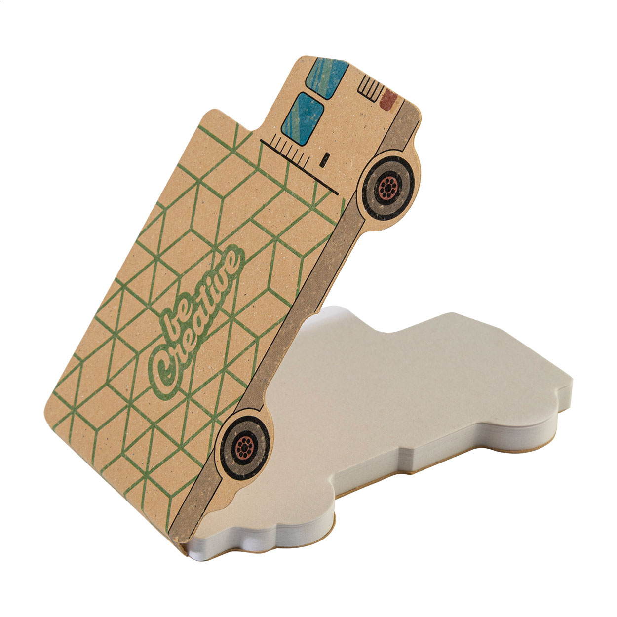CreaStick Truck Eco custon made sticky notitieblok bedrukken met logo