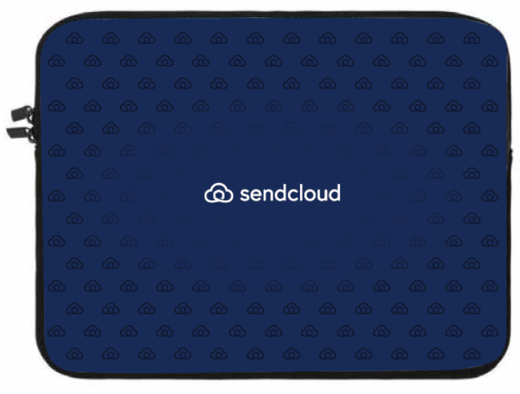 Custom laptop sleeve 17” bedrukken met logo