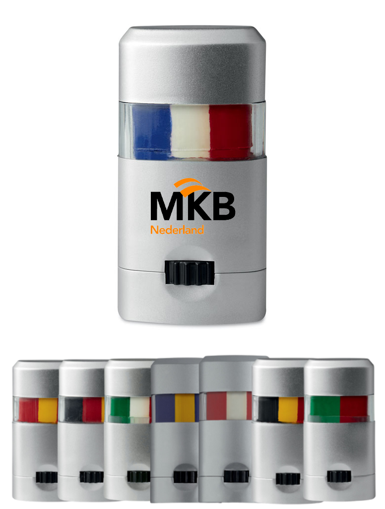 BodyPaint schmink bedrukken met logo