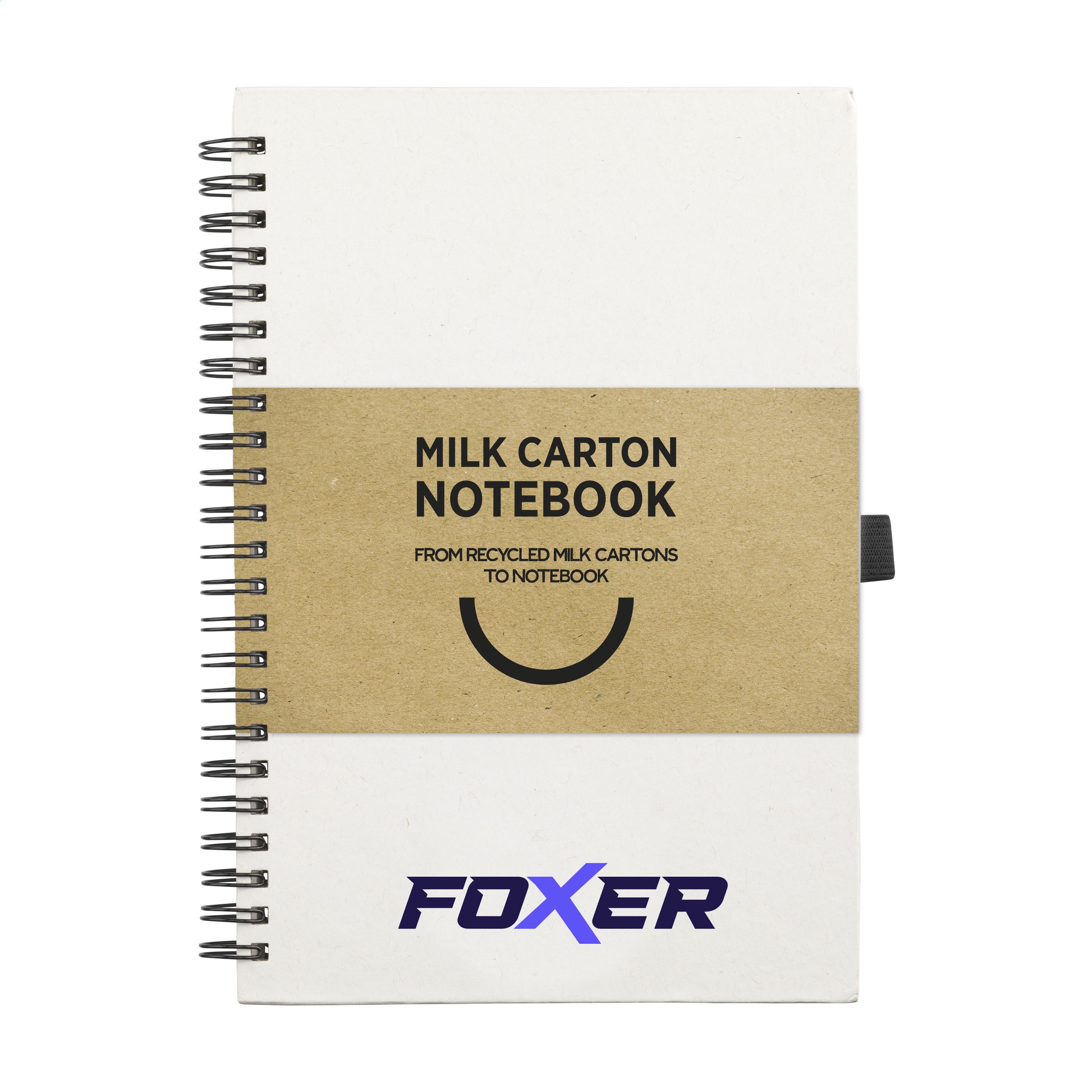 Milk-Carton Wire-O Notebook A5 notitieboek bedrukken met logo
