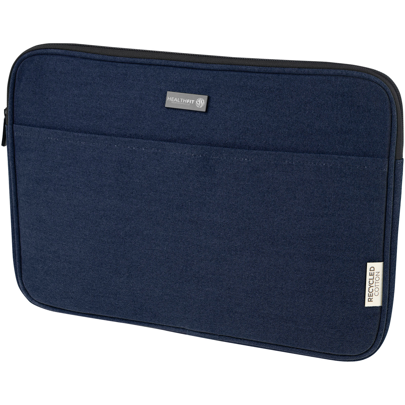 Joey 14 inch GRS gerecyclede canvas laptophoes, 2 l bedrukken met logo