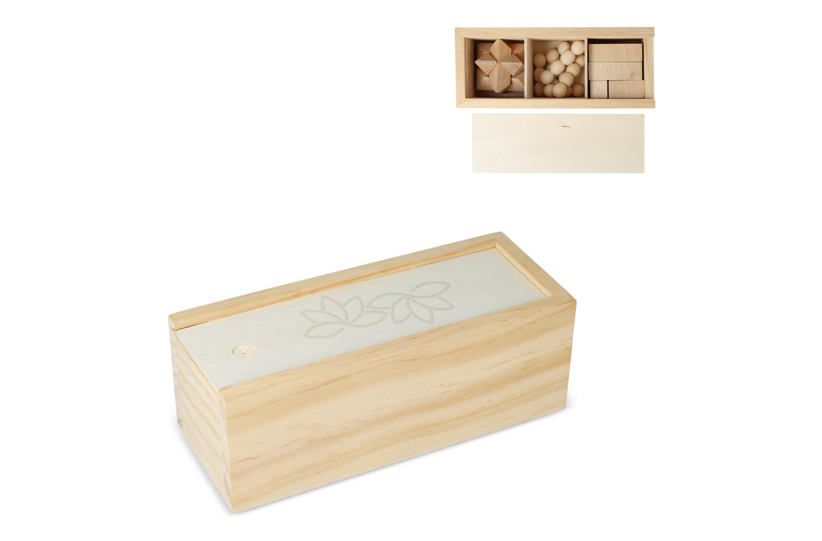 3-in-1 denkspel bedrukken met logo