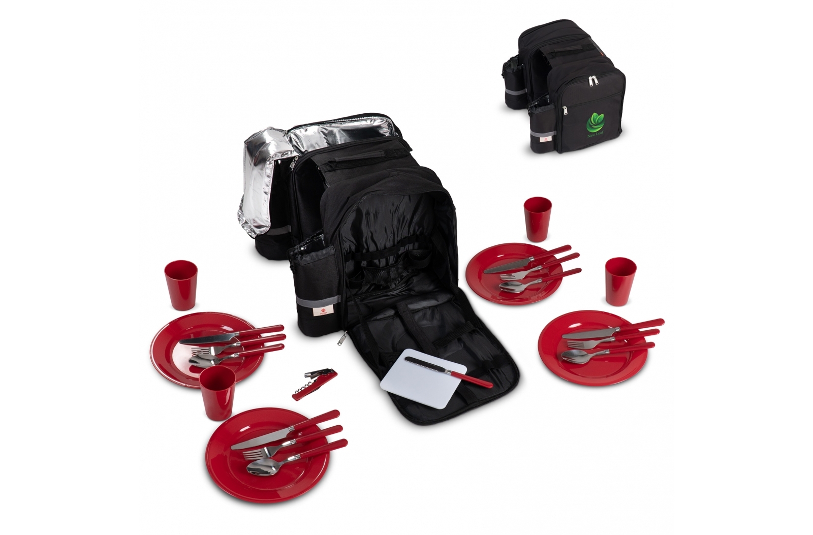 Bawn Dubbele picknick fietstas bedrukken met logo