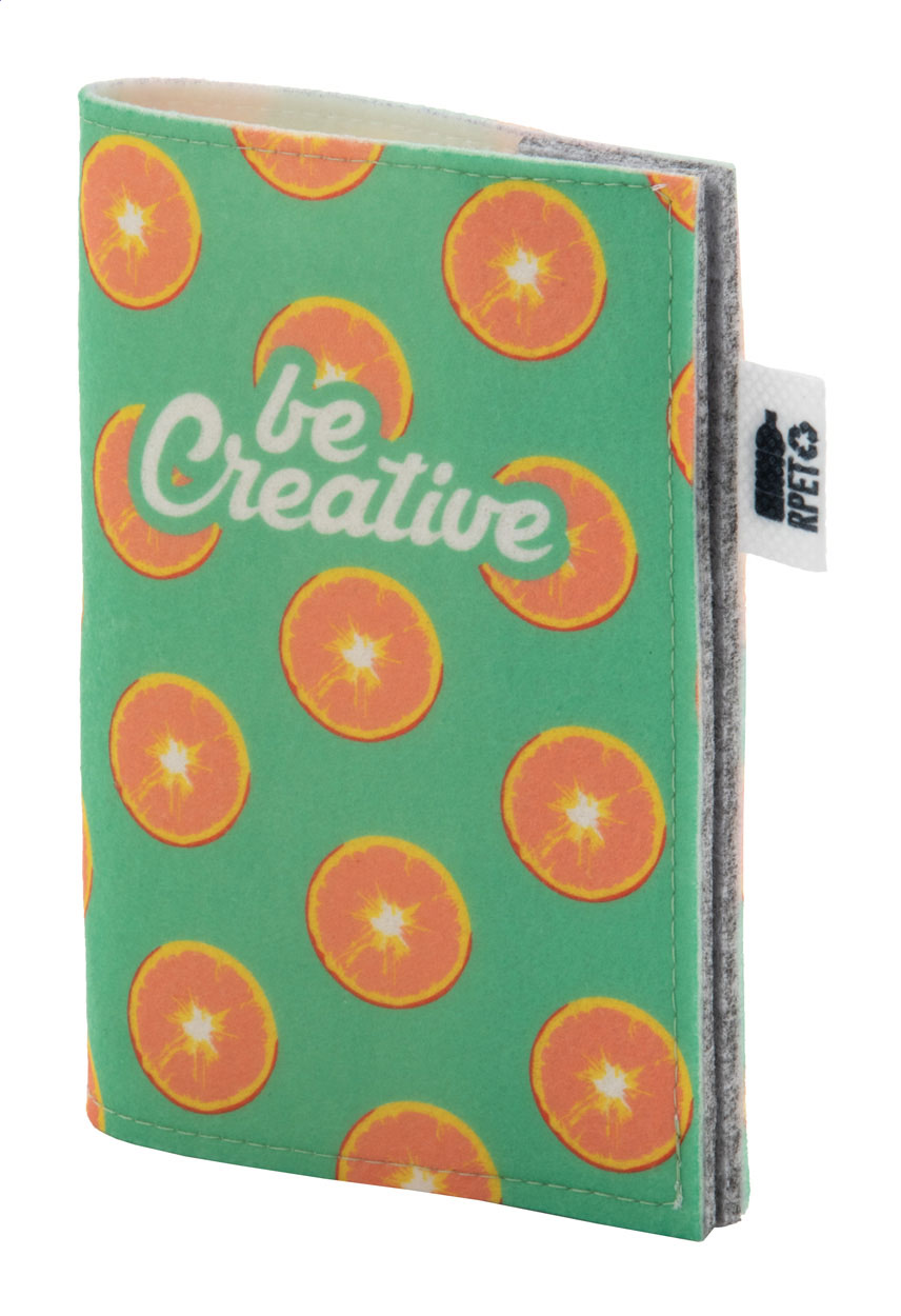 custom made RPET paspoorthoes bedrukken met logo