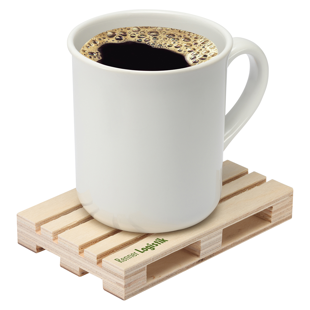 Wooden Coaster "Palette" bedrukken met logo