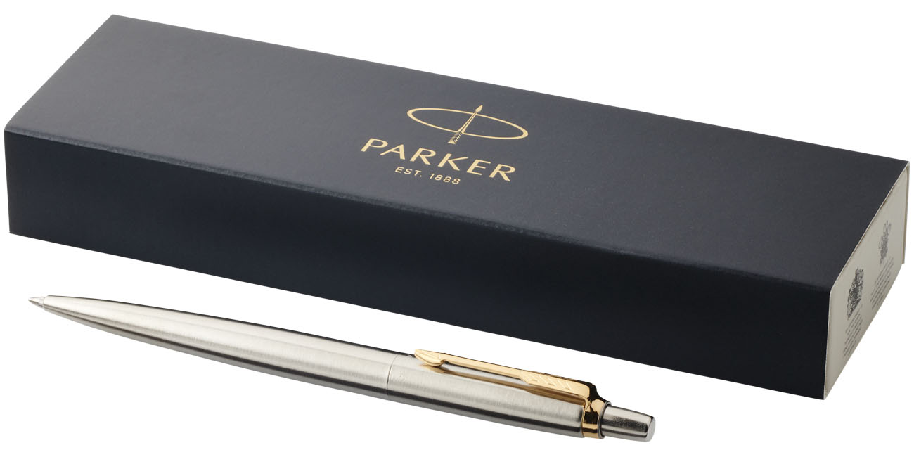 Parker Jotter Stainless Steel balpen bedrukken met logo