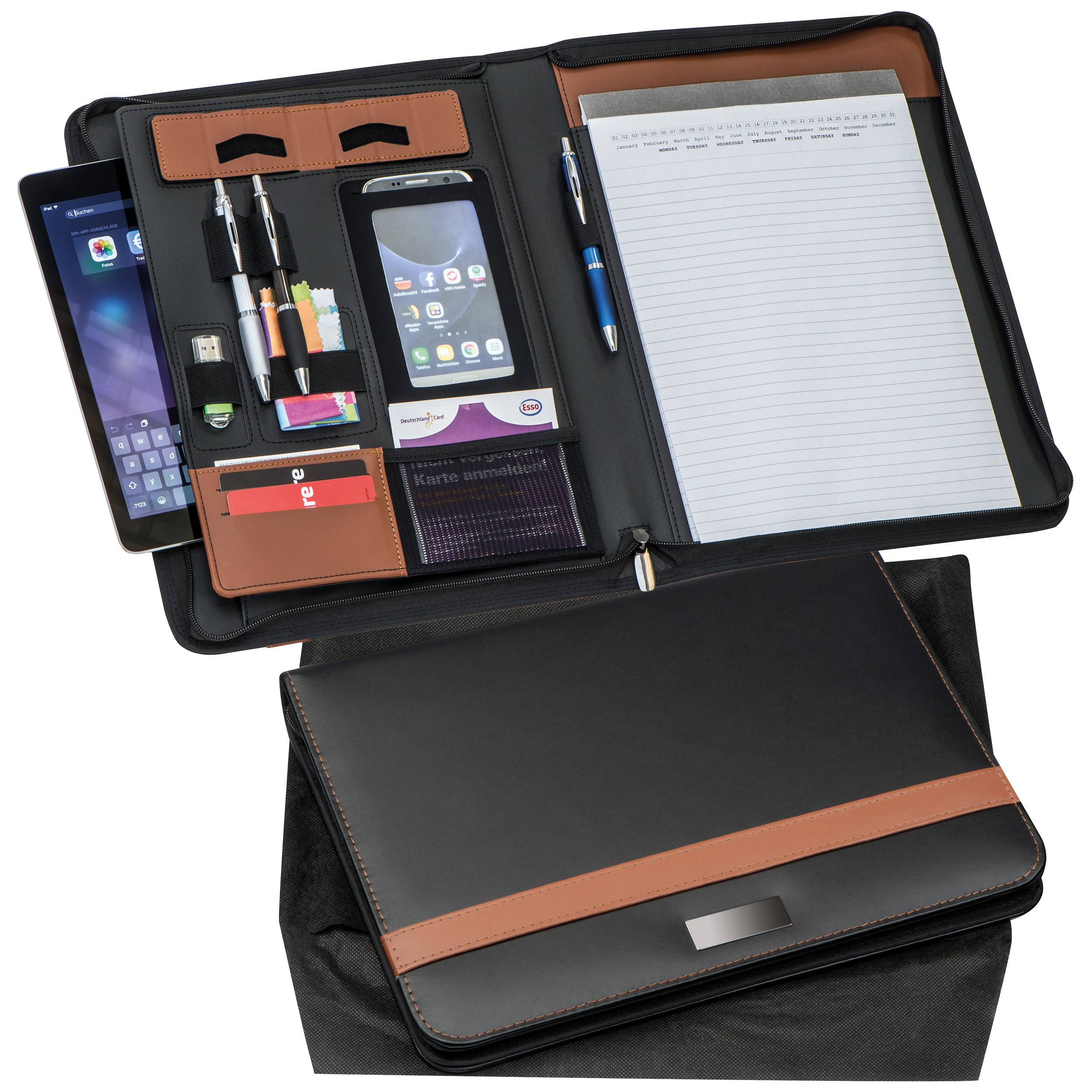 Schrijfmap DIN A4 bedrukken met logo