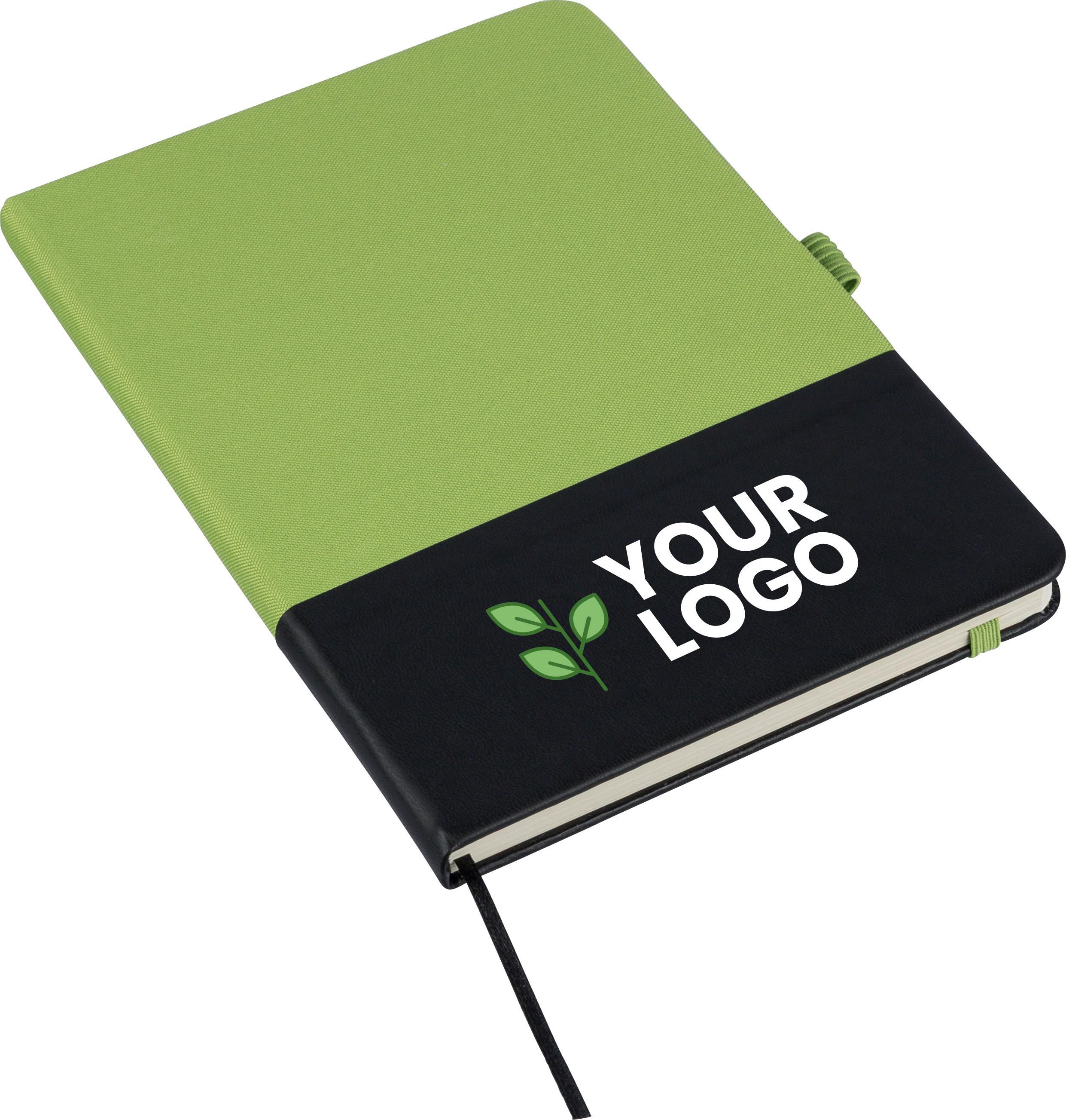 rPET notitieboek (A5) Yuna bedrukken met logo