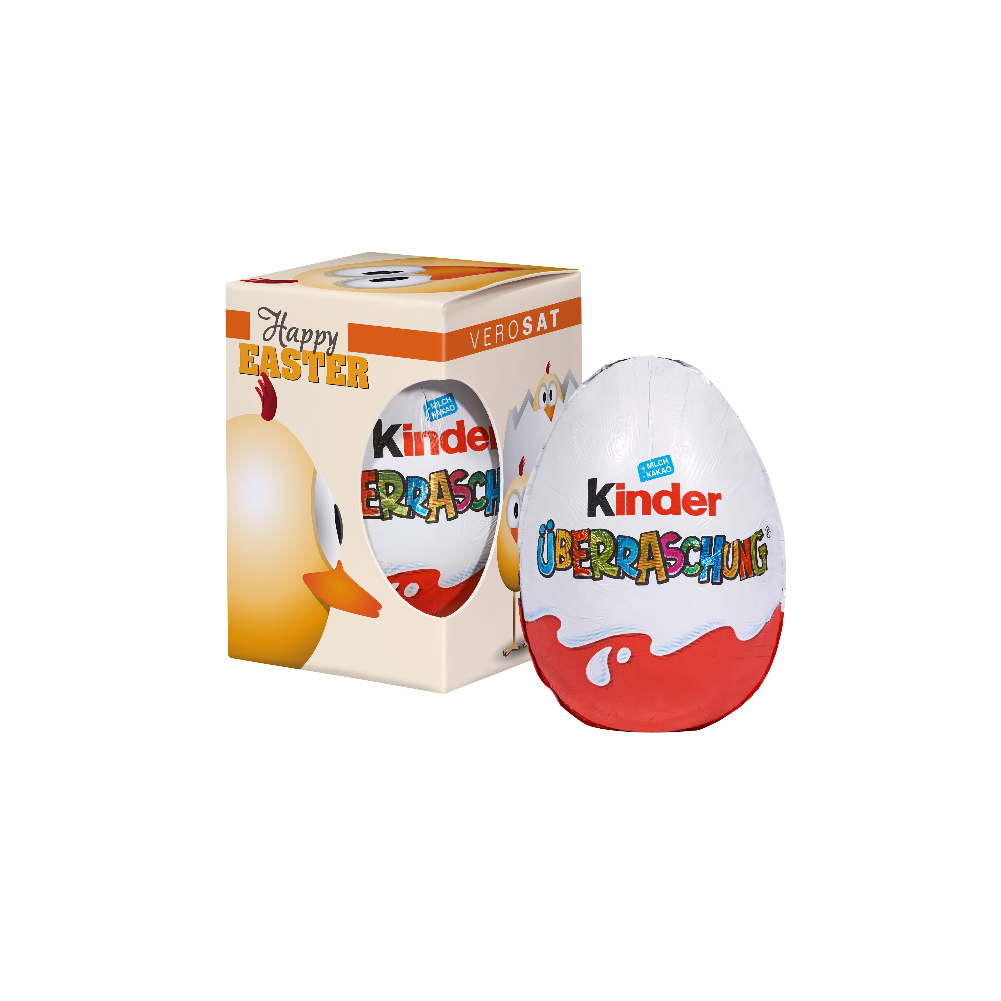 Kinder surprise egg in box bedrukken met logo