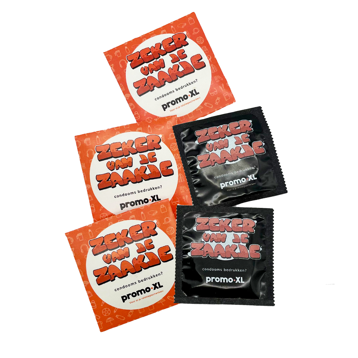 Custom Pasante condoom in pocket bedrukken met logo