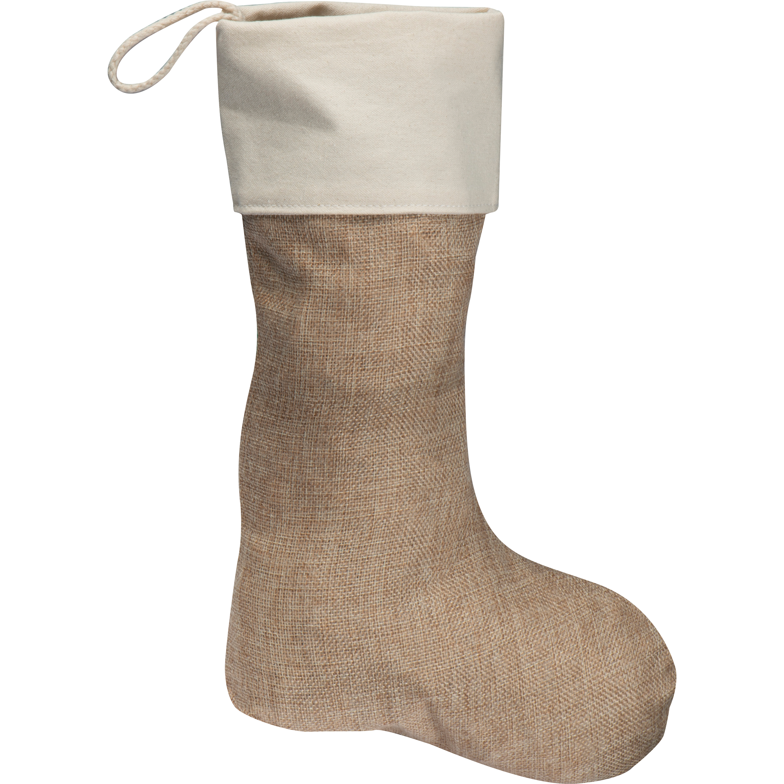 Kerstsok van Jute bedrukken met logo