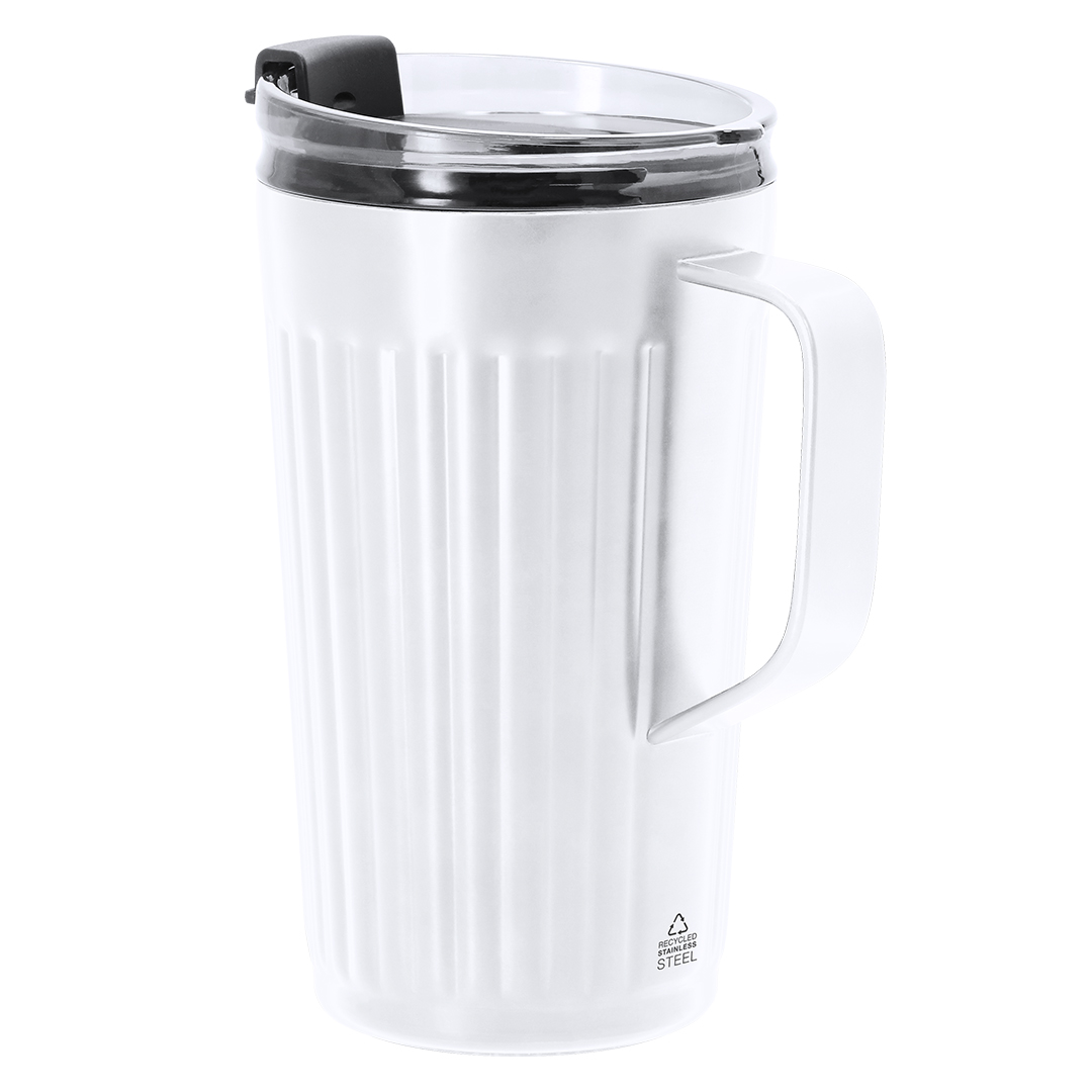 Thermoskan-Mok Korpla bedrukken met logo