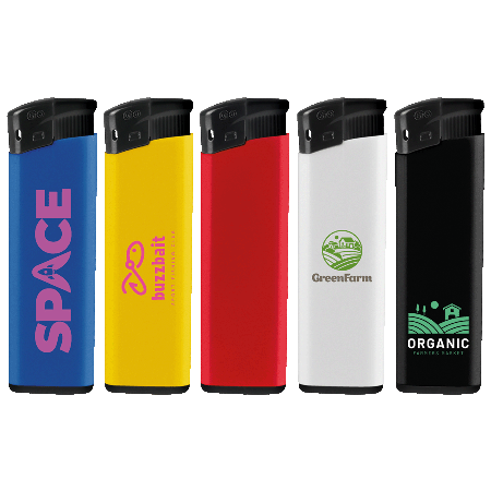 Go Fixflame Piezo Elektronische aansteker HC, navulbaar bedrukken met logo