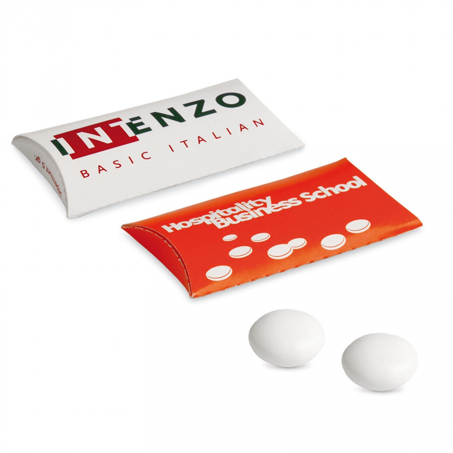 Mentos pepermunt 2 stuks bedrukken met logo