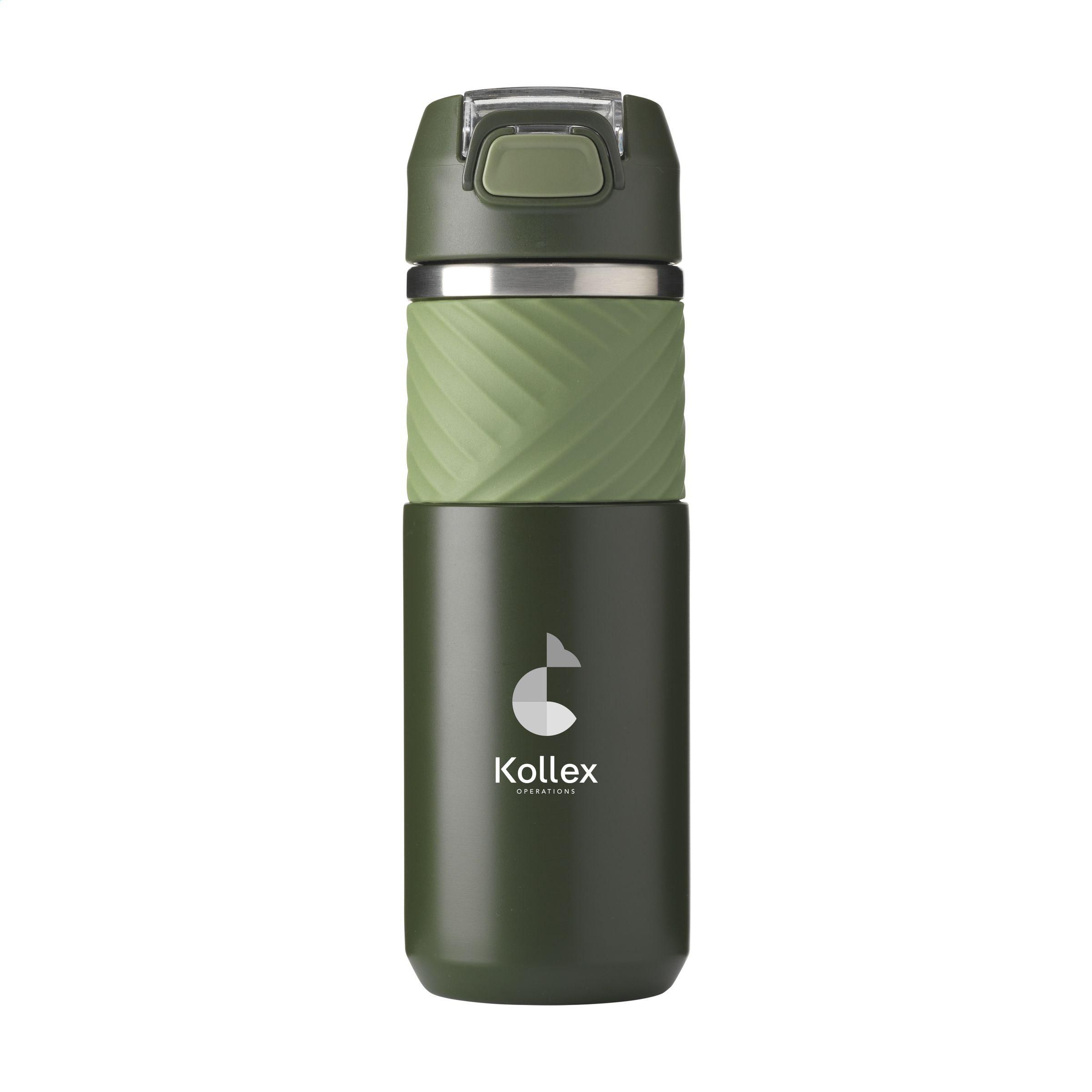 Lynn RCS Recycled Steel Bottle 500 ml thermosfles bedrukken met logo