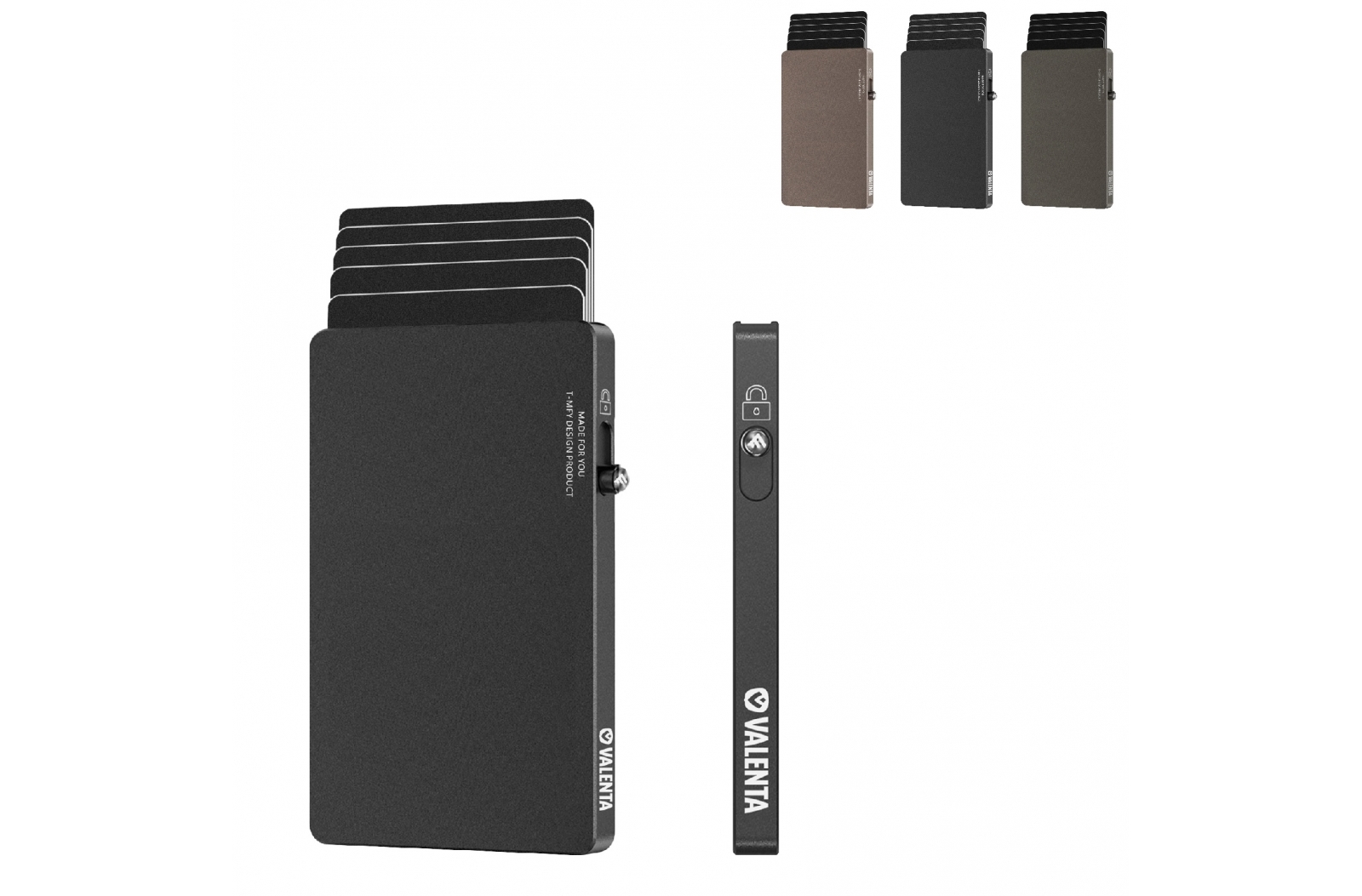 587471 Valenta Cardprotector Aluminum Magsafe bedrukken met logo