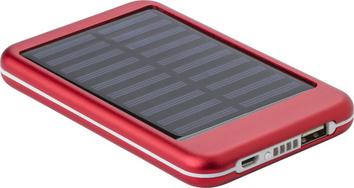 SolarPower powerbank op zonne-energie 4.000 mAh bedrukken met logo