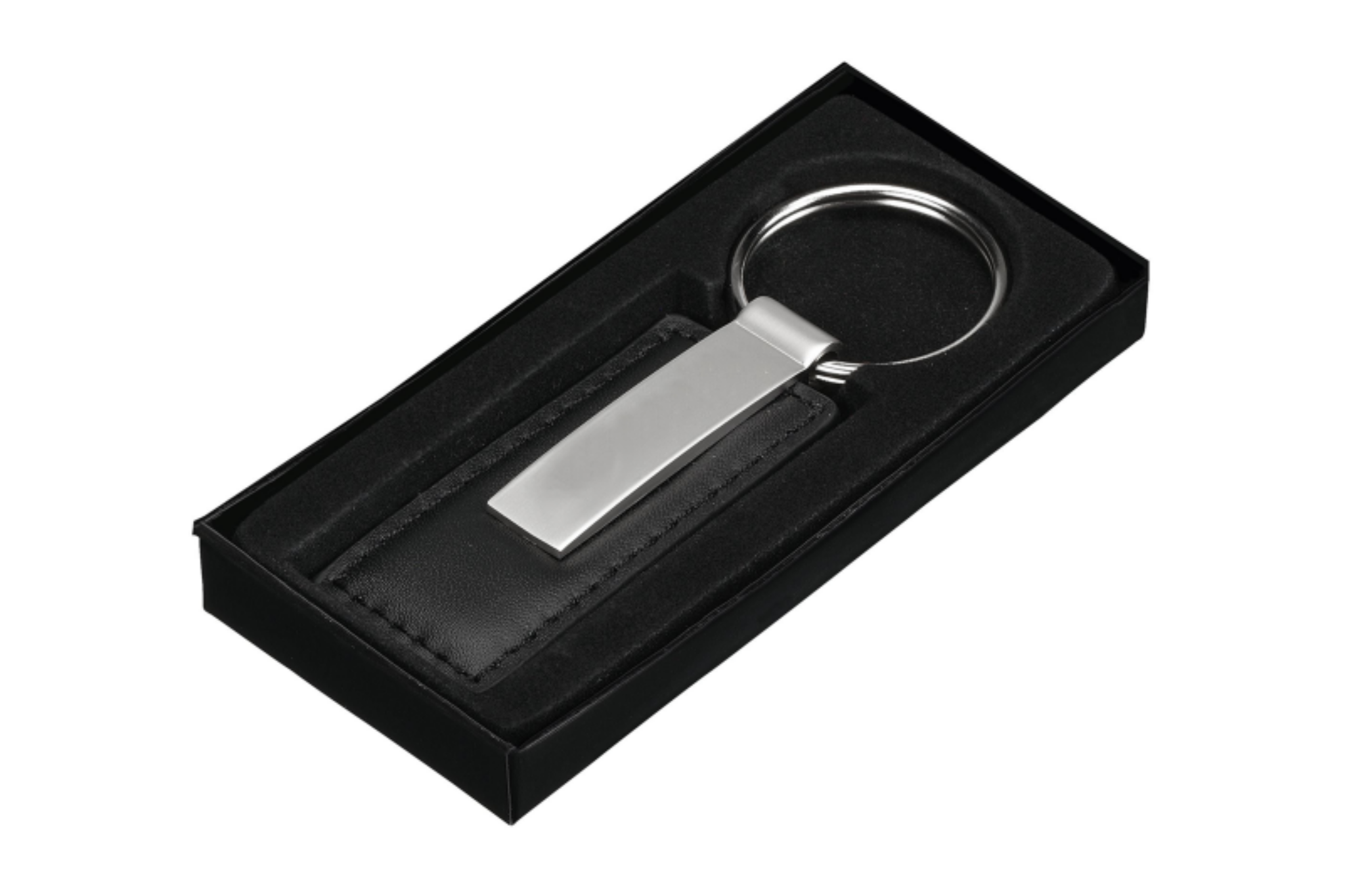 LerenLabel sleutelhanger bedrukken met logo