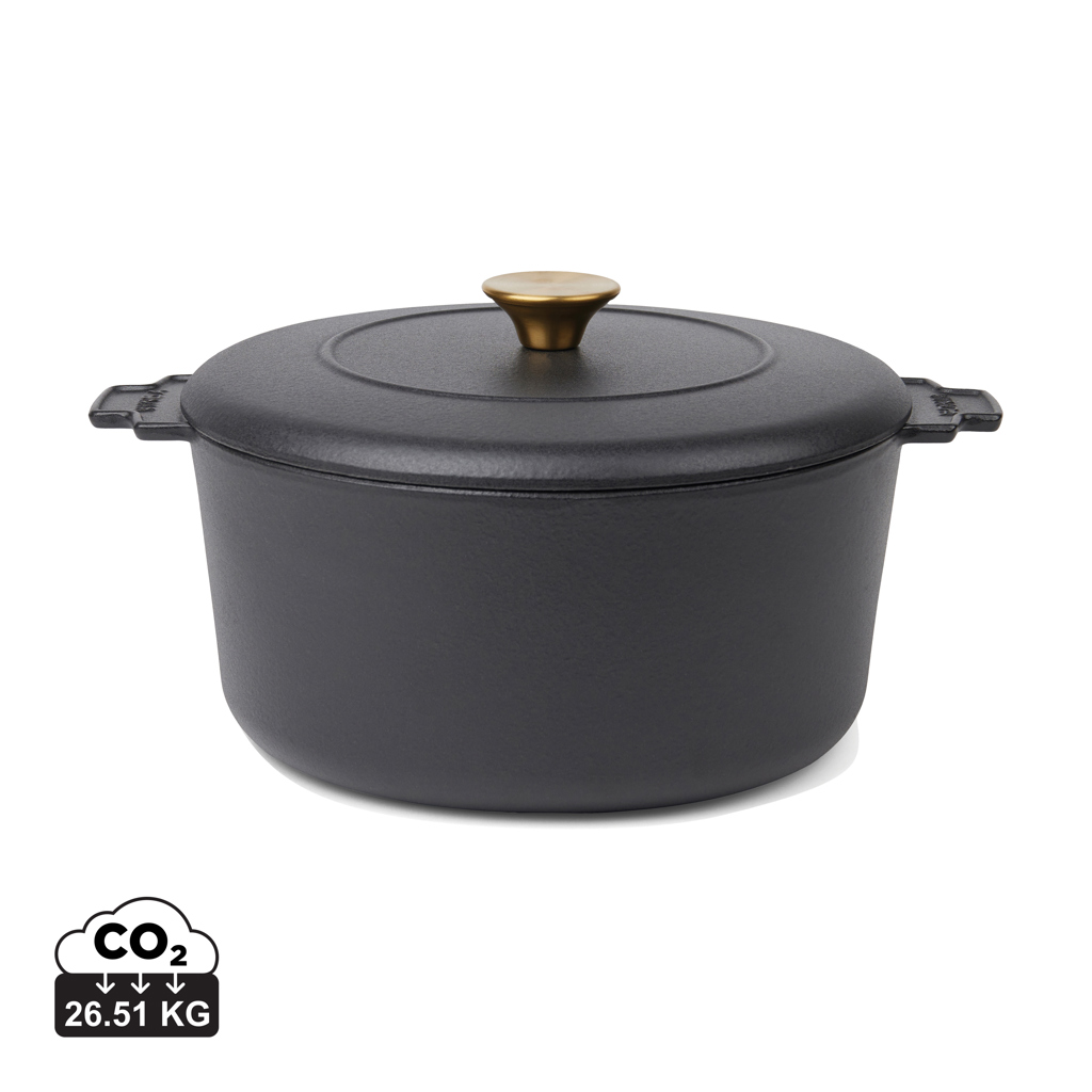 VINGA Monte heritage braadpan 5.5 L bedrukken met logo