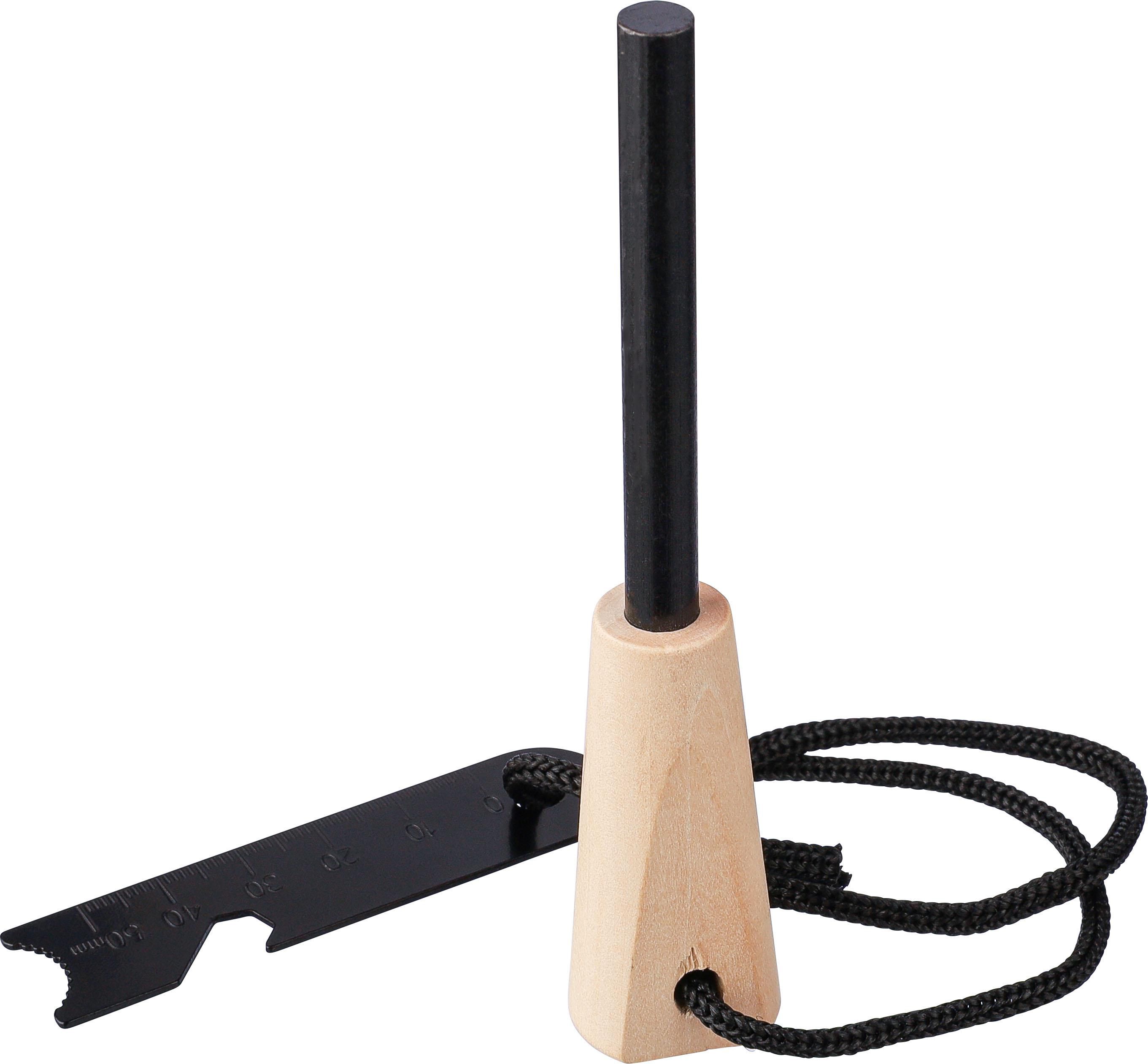 Roestvrijstalen vuurstarterstaaf Azra bedrukken met logo