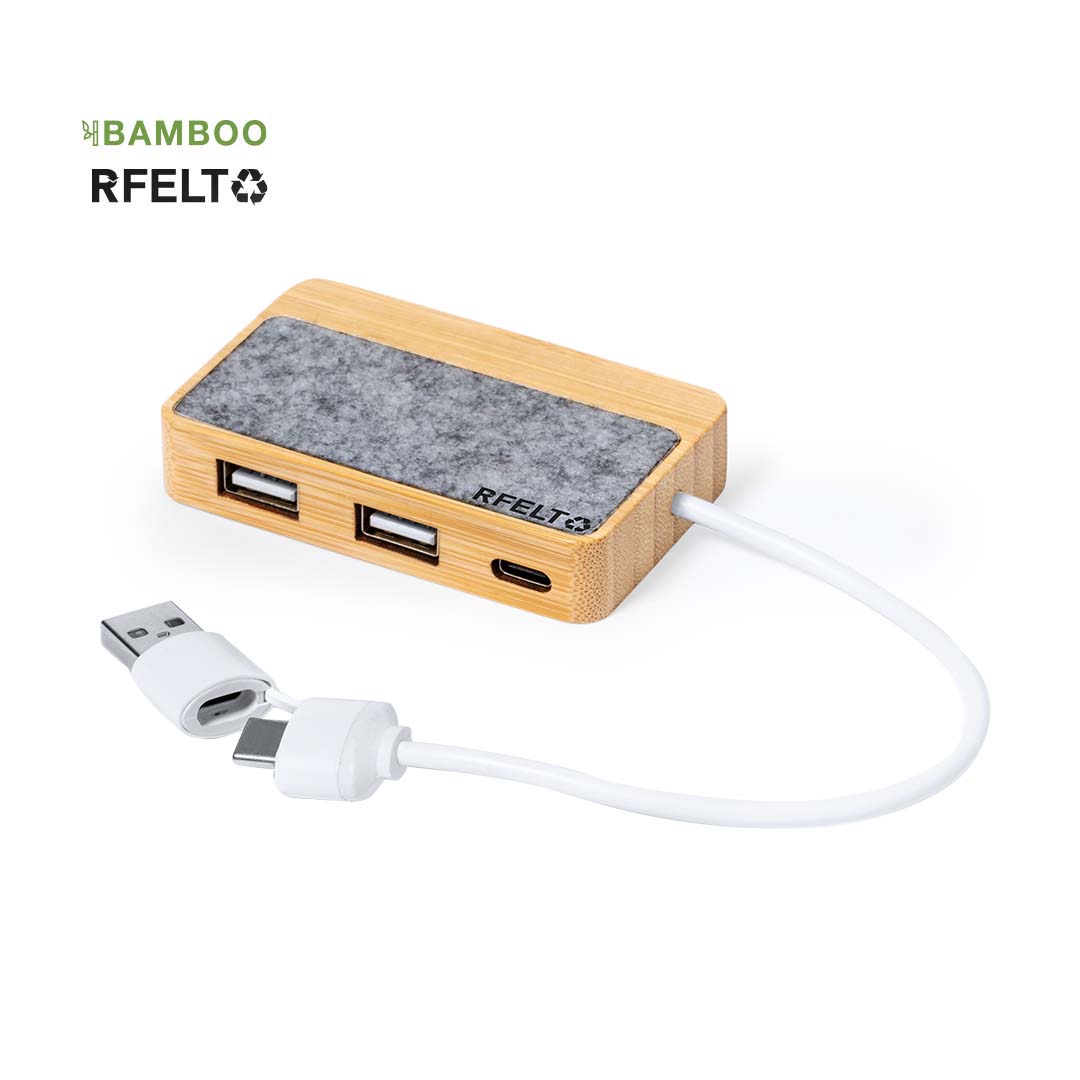 Parf USB Hub  bedrukken met logo