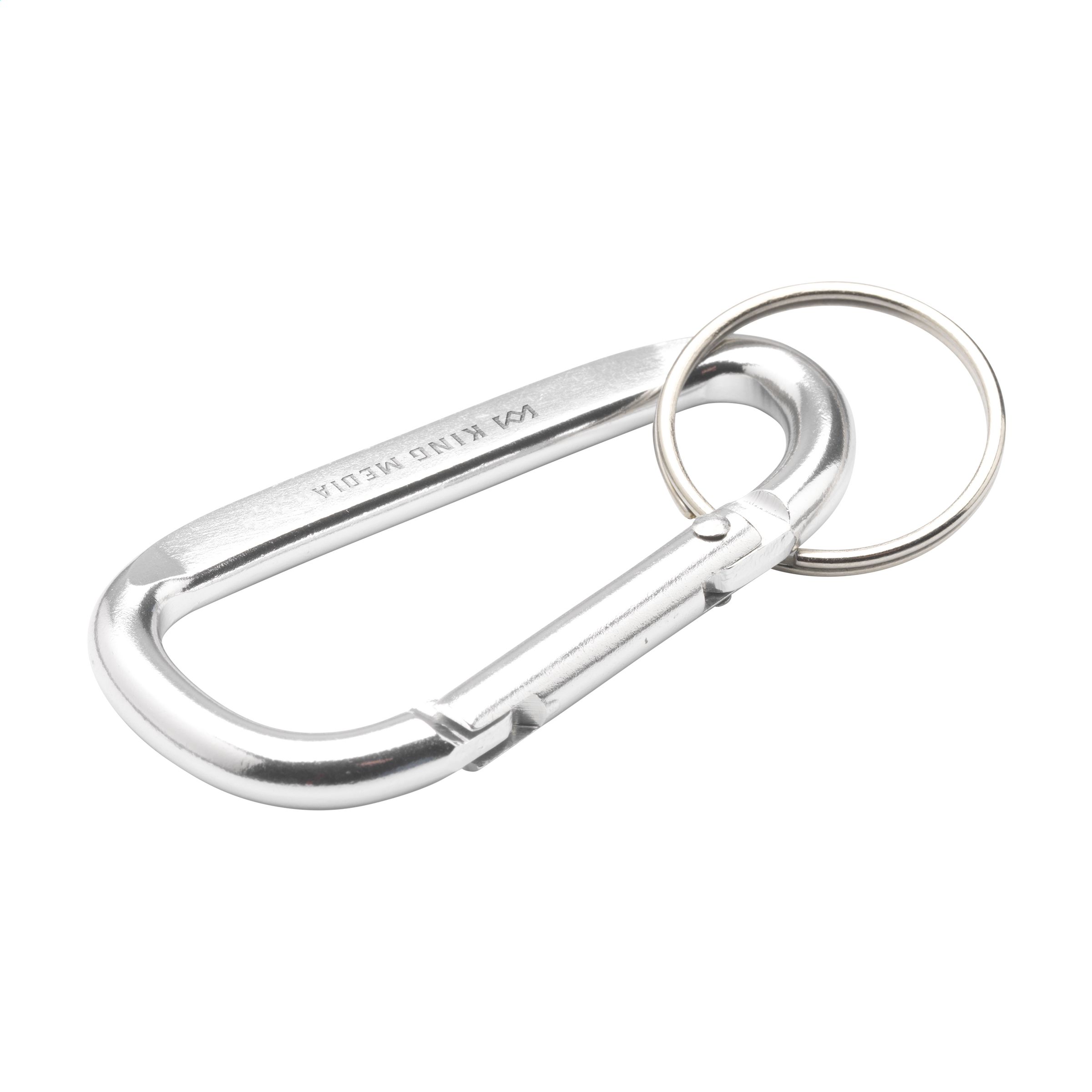 Carabiner GRS Recycled Alu karabijnhaak bedrukken met logo