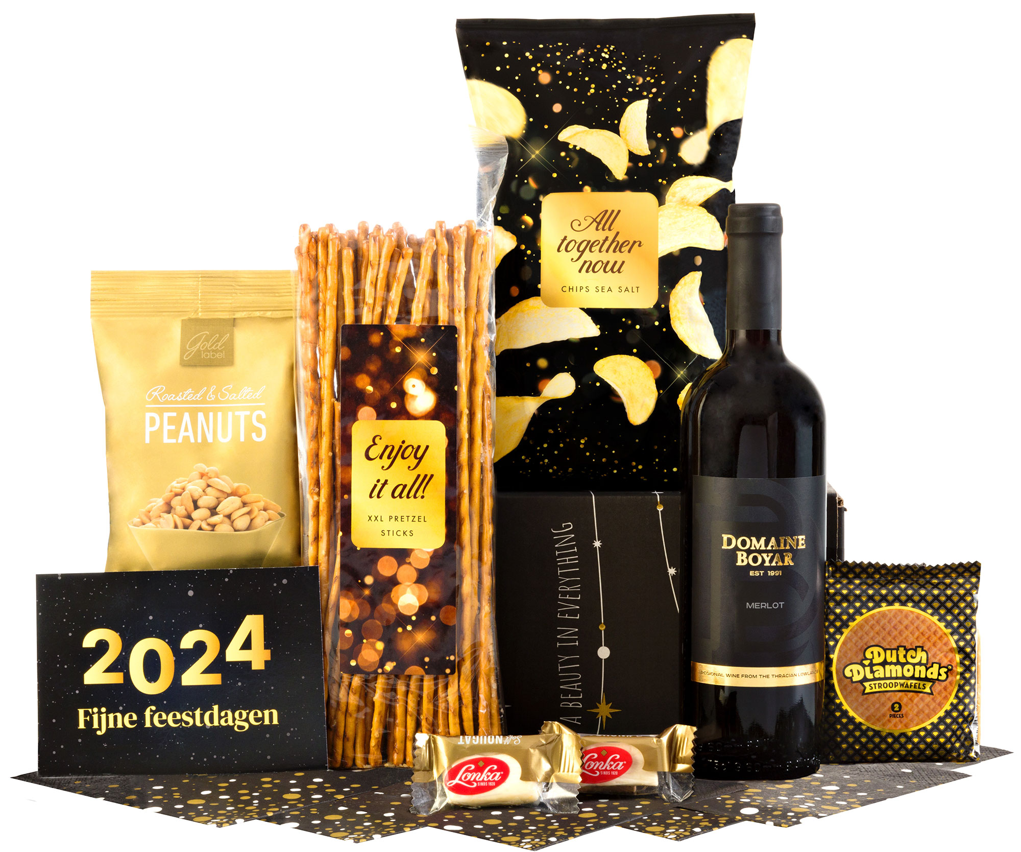 Winter Pakje bedrukken met logo