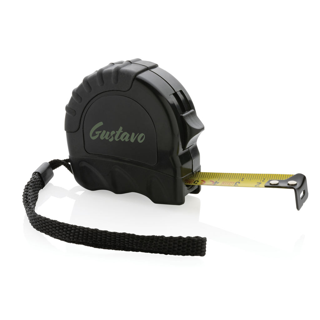 RCS gerecyclede plastic rolmaat 3M/16 mm bedrukken met logo