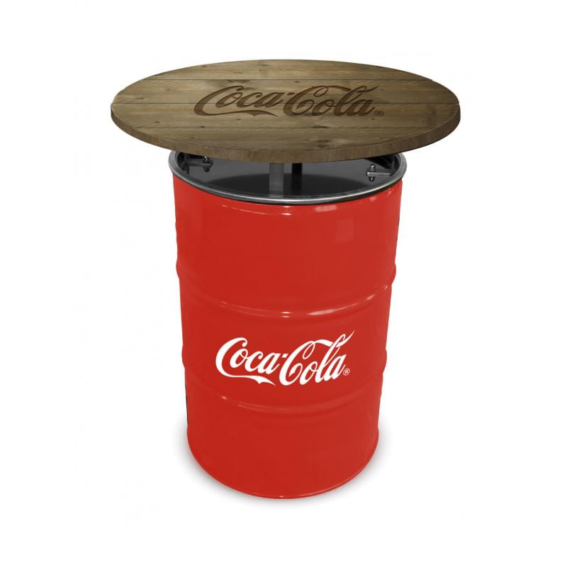 Barreltafel Wood (200 L) bedrukken met logo