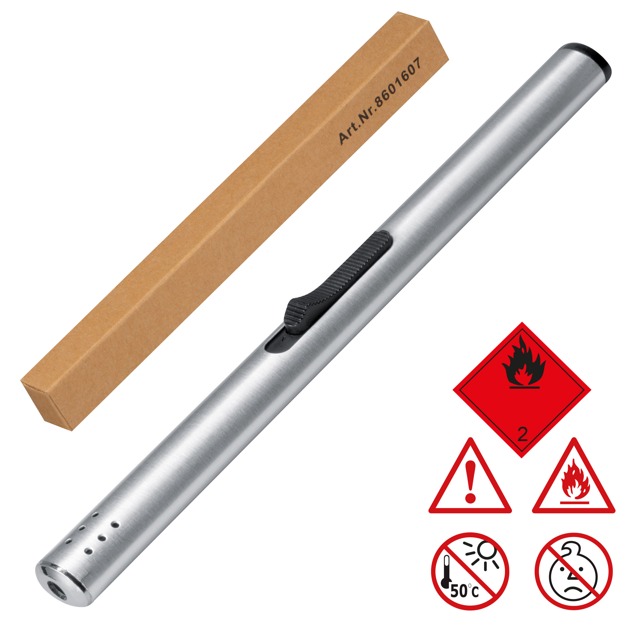 Wells Elektronische metalen tafelaansteker bedrukken met logo