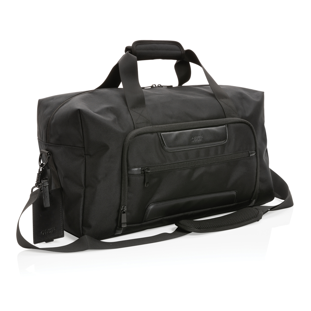 Swiss Peak AWARE™ RPET Voyager weekendtas bedrukken met logo