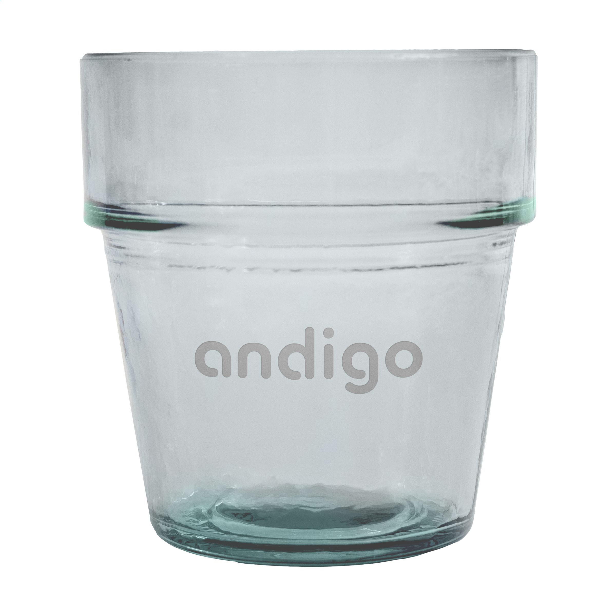 Sevilla Stapelbaar Gerecycled Waterglas 270 ml bedrukken met logo