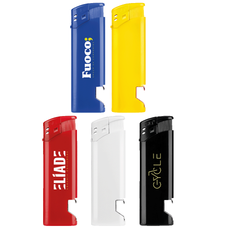 Evers Elektronische aansteker flesopener bedrukken met logo