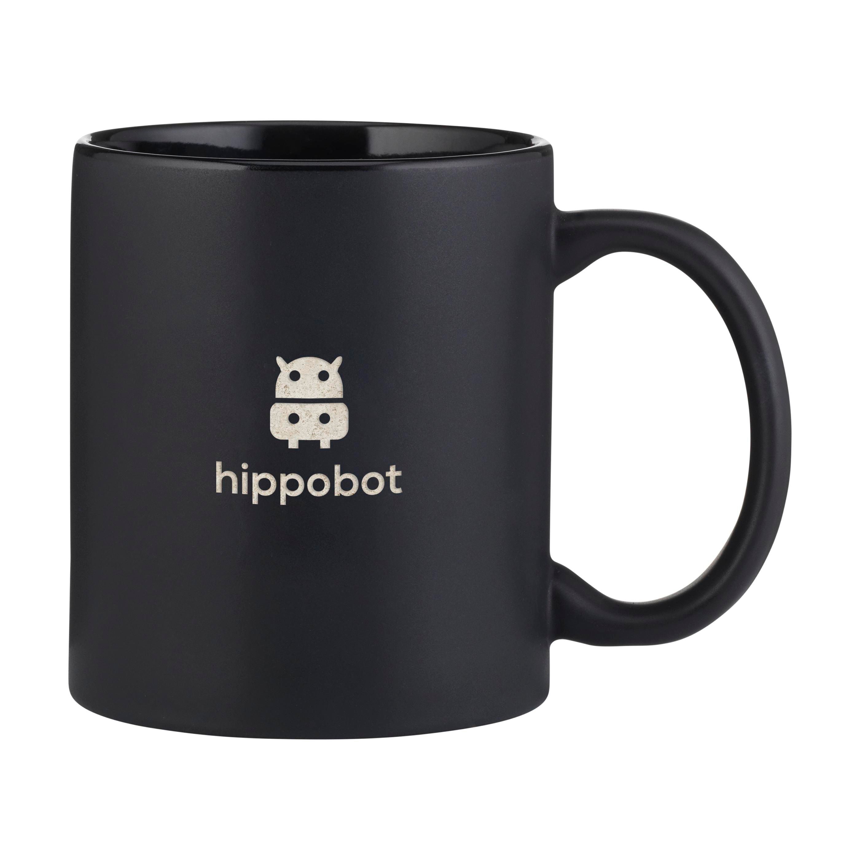 Kitty Mug Matt Black 350 ml mok bedrukken met logo
