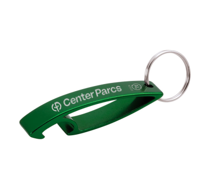 Oval sleutelhanger opener bedrukken met logo