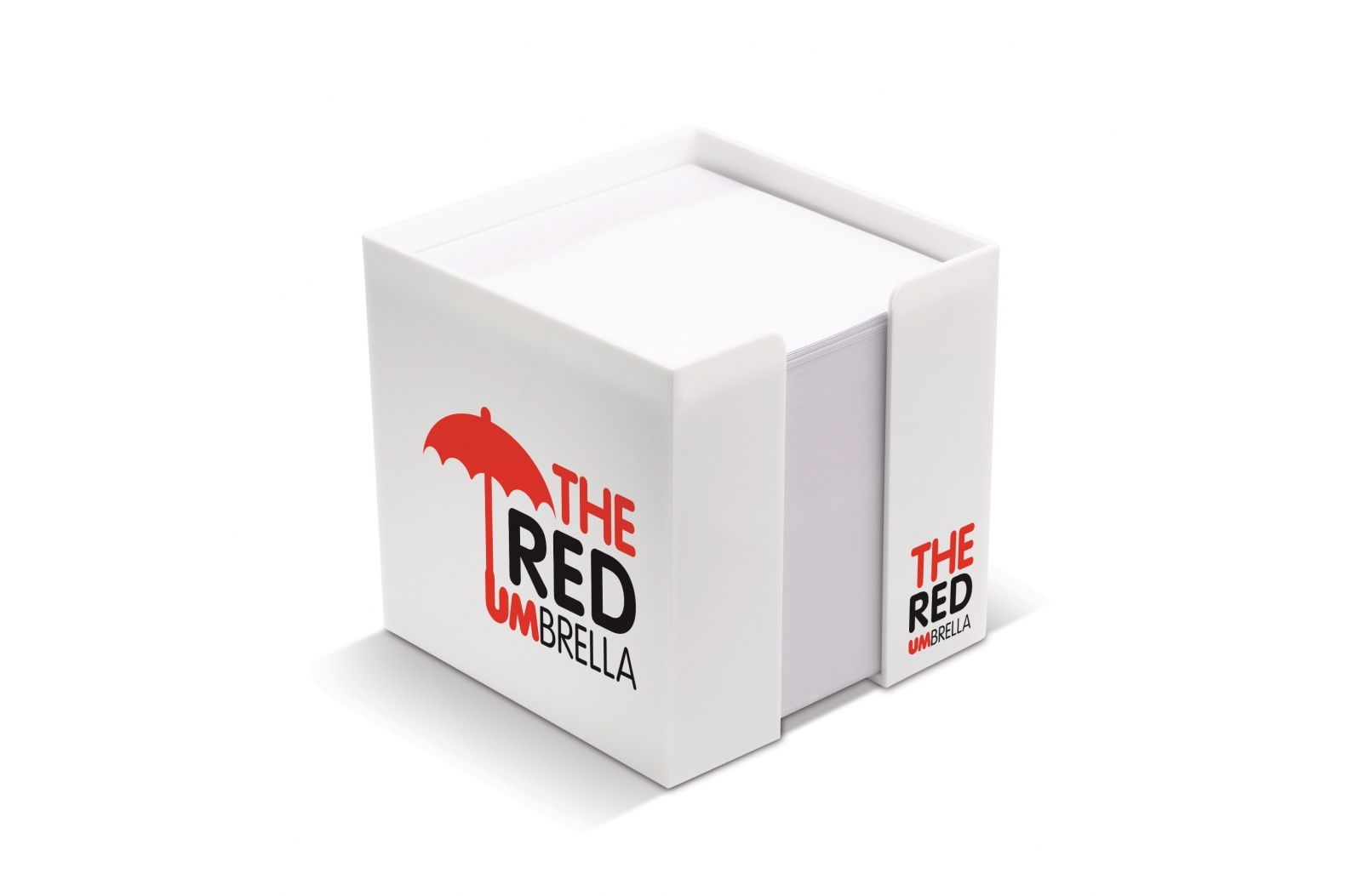 Kubushouder 800 vellen 10x10x10cm bedrukken met logo