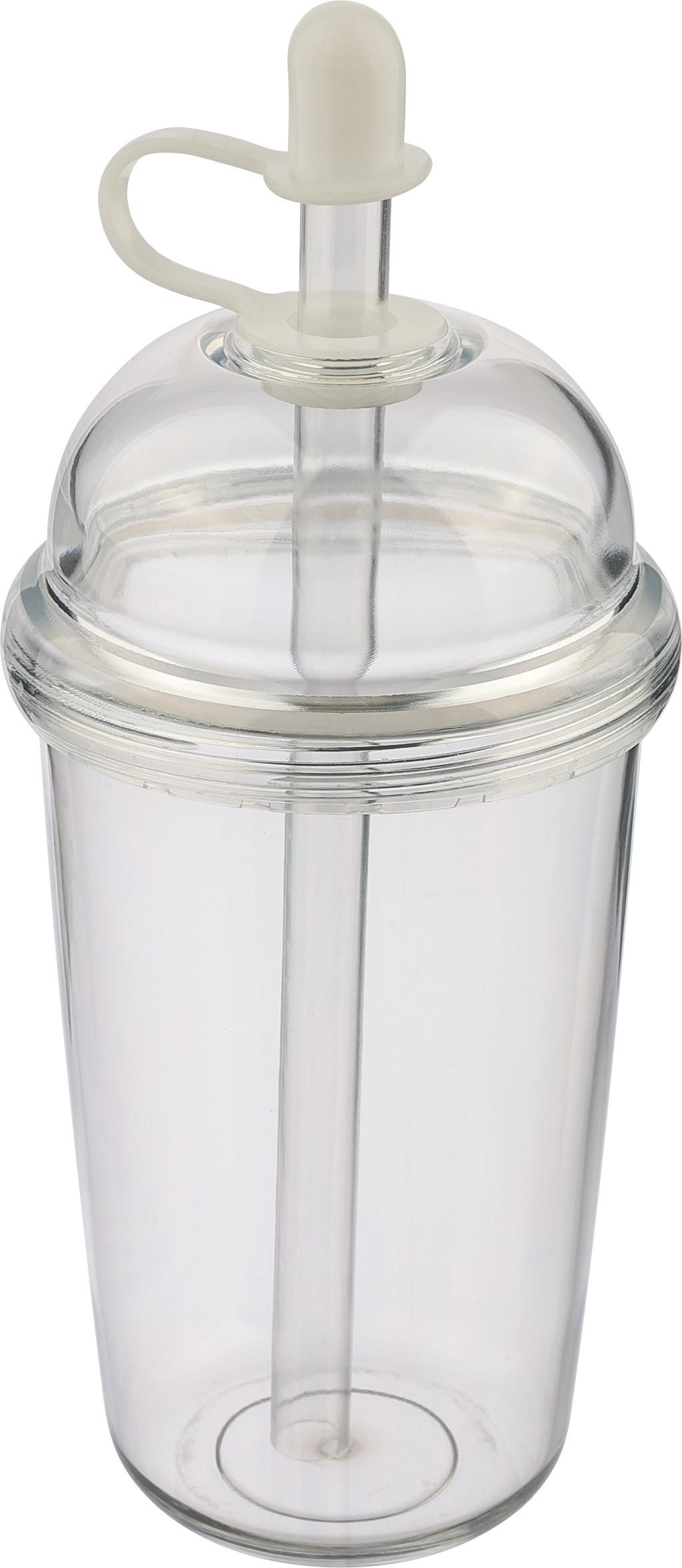rPet Drinkbeker met rietje Glow 500 ml bedrukken met logo