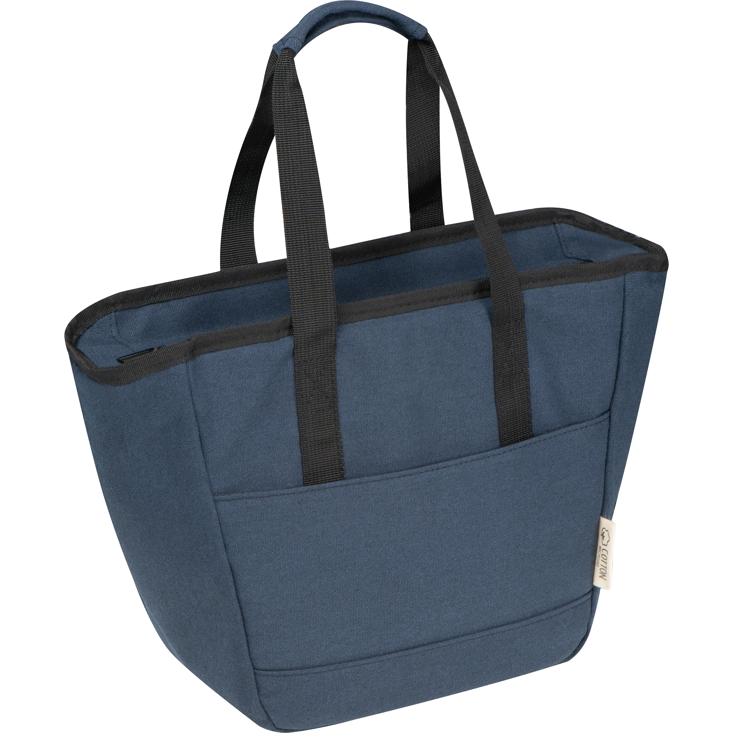 Koeltas van gerecycled katoen bedrukken met logo